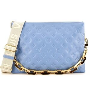 Louis Vuitton Coussin Bag Monogram Embossed Lambskin MM Excellent Preowned